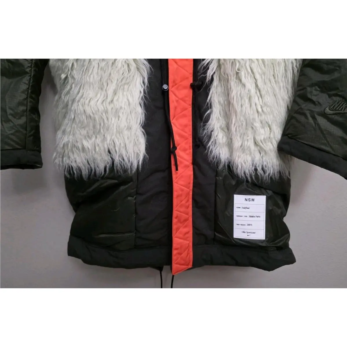 Nike clothing - Nike Sportswear Therma-Fit Reversible Sideline Parka Jacket - DD6775-355 - Sequoia (UPC: 195242731024) 13