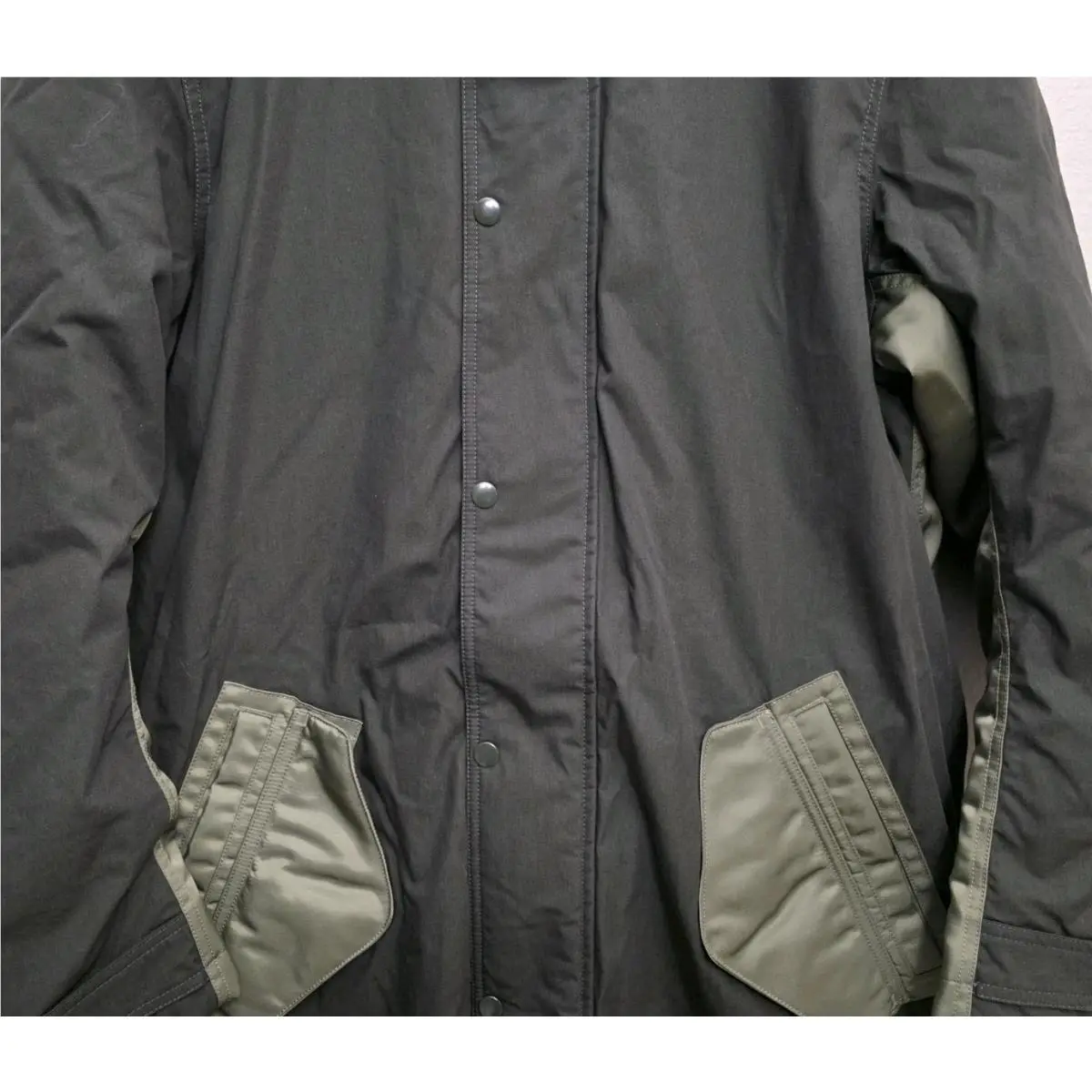 Nike clothing - Nike Sportswear Therma-Fit Reversible Sideline Parka Jacket - DD6775-355 - Sequoia (UPC: 195242731024) 2