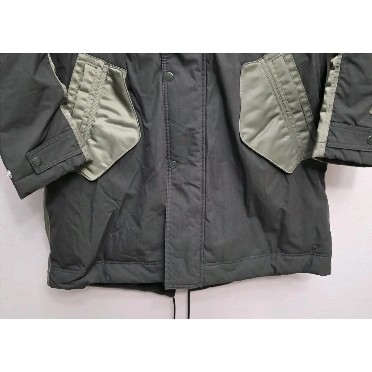 Nike clothing - Nike Sportswear Therma-Fit Reversible Sideline Parka Jacket - DD6775-355 - Sequoia (UPC: 195242731024) 3