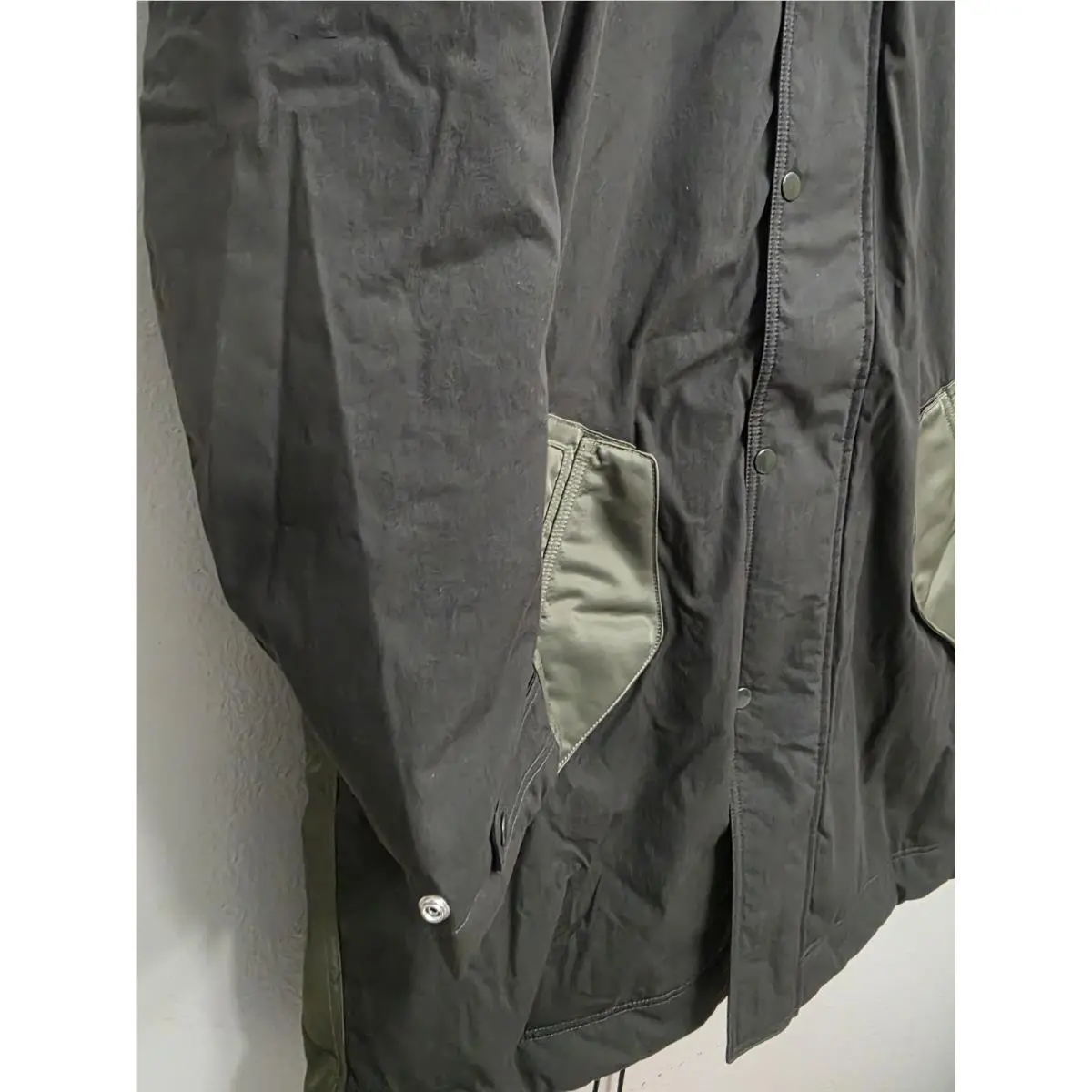 Nike clothing - Nike Sportswear Therma-Fit Reversible Sideline Parka Jacket - DD6775-355 - Sequoia (UPC: 195242731024) 5