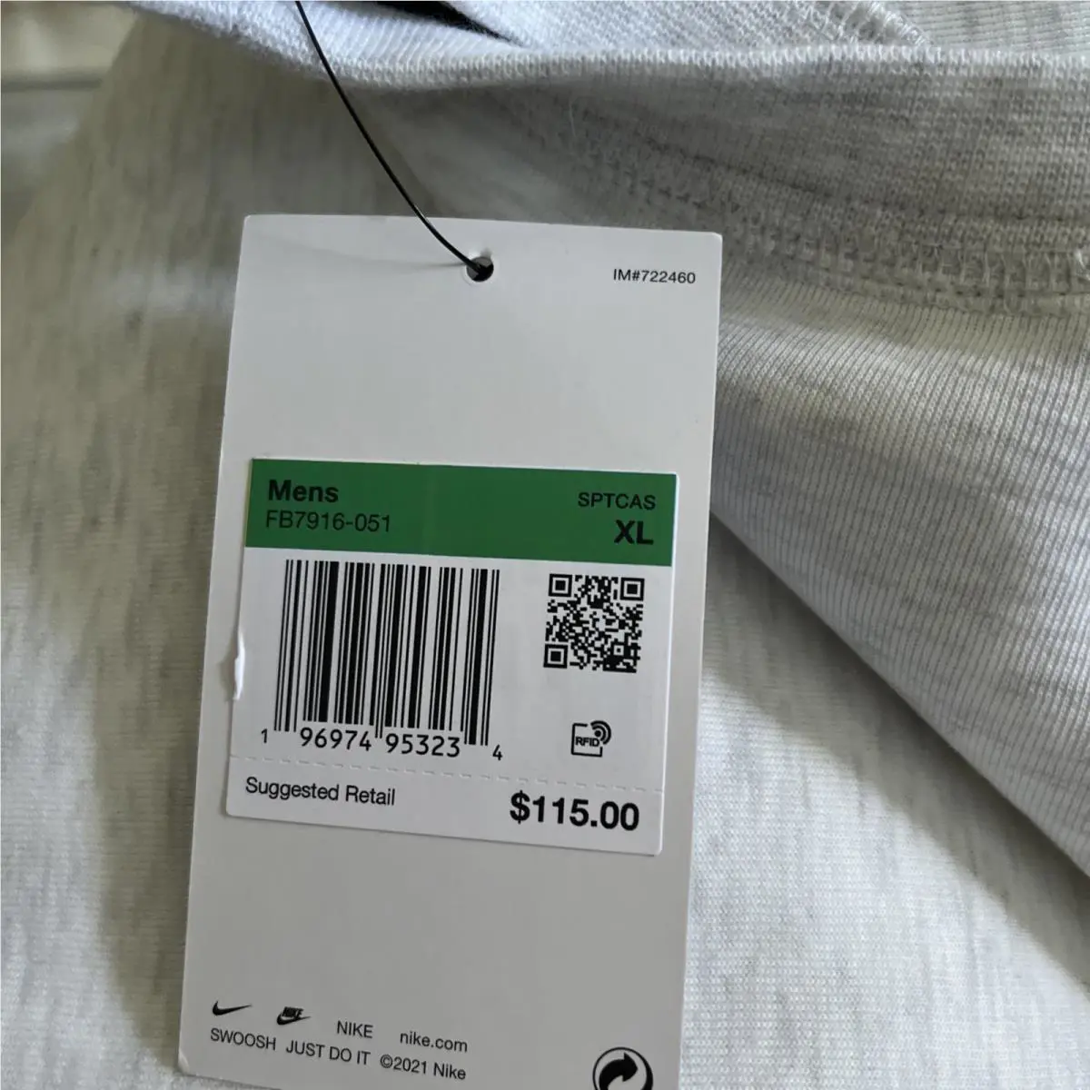Nike clothing - White (UPC: 0196974953234) 15