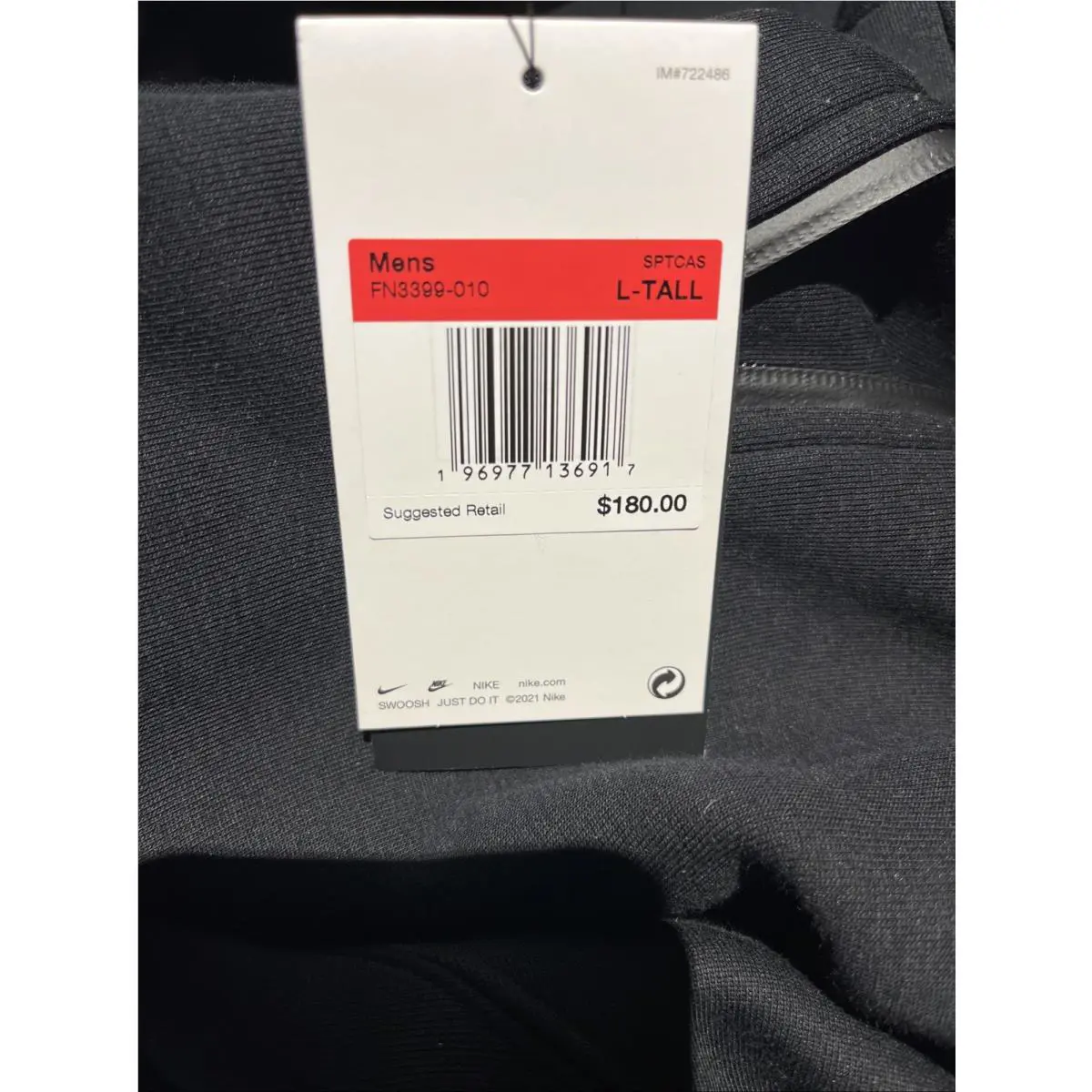 Nike clothing - Black (UPC: 0196977136917) 9