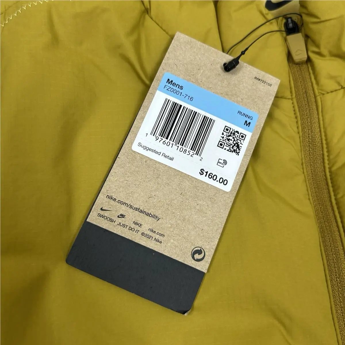 Nike clothing - FZ0001716 - FZ0001716 - Yellow (UPC: 0197601057455) 0
