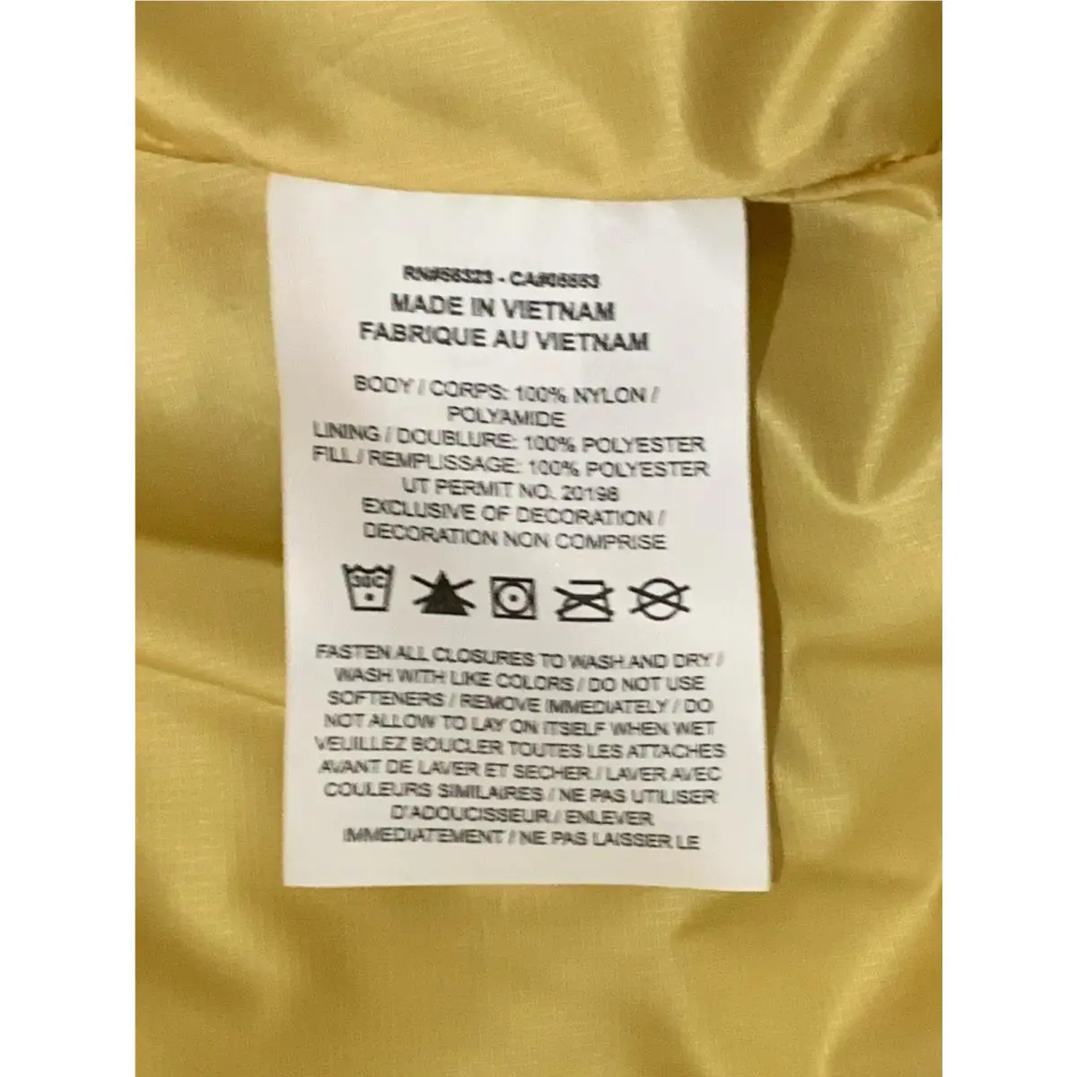 Nike clothing - FZ0001716 - FZ0001716 - Yellow (UPC: 0197601057455) 15