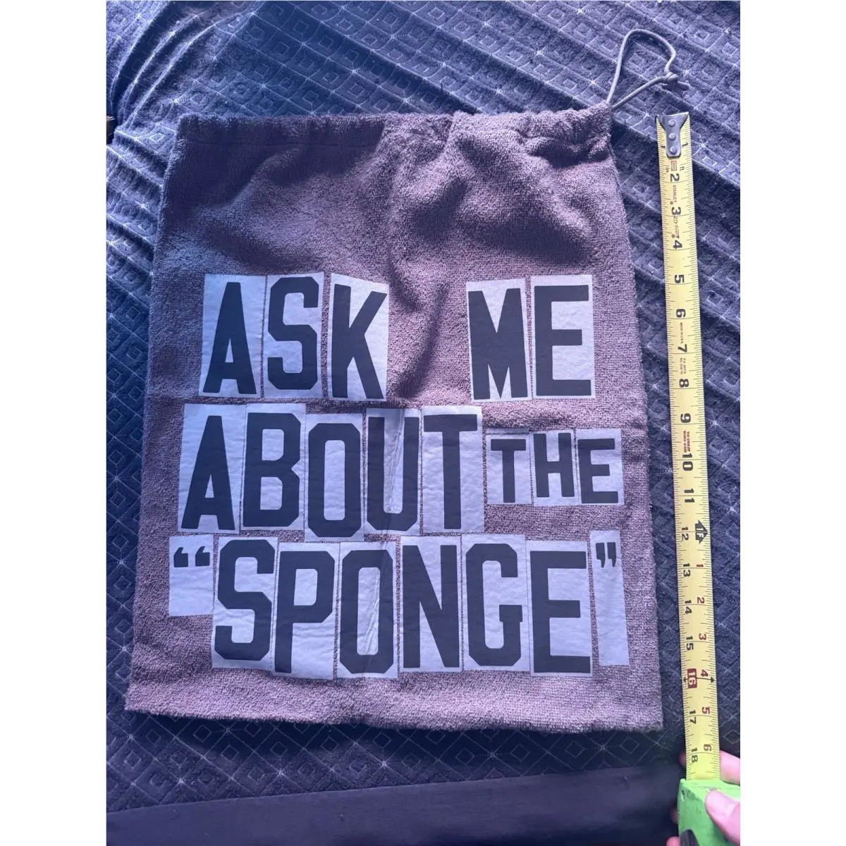 x Cactus Plant Flea Market Cpfm Dark Gray Dust Bag. Ask Me About The Sponge by Nike