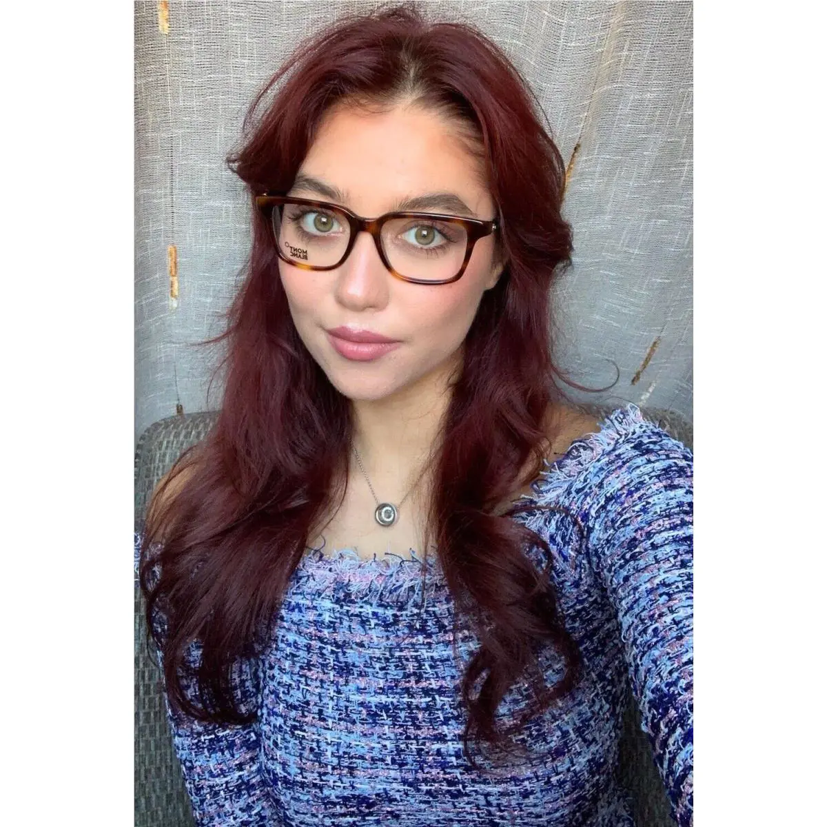 Montblanc MB 48652 52mm Tortoise Men`s Women s Eyeglasses Frame Italy