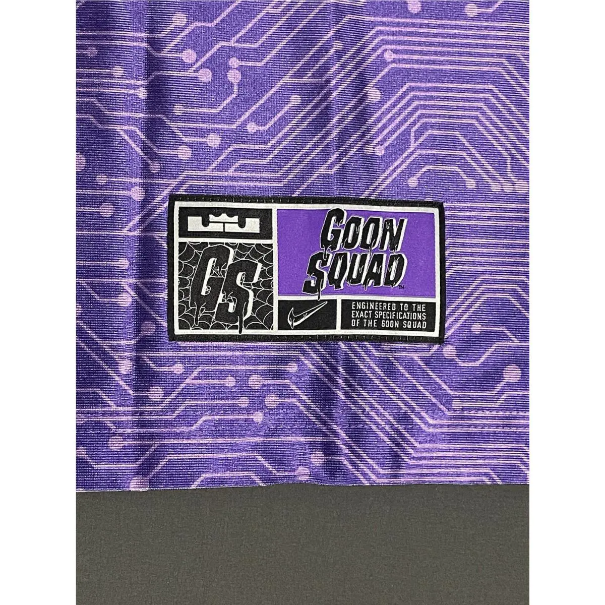 Nike clothing - Nike Lebron Space Jam A New Legacy Goon Squad - DJ3872-560 - Purple/Black (UPC: 0195238071783) 2