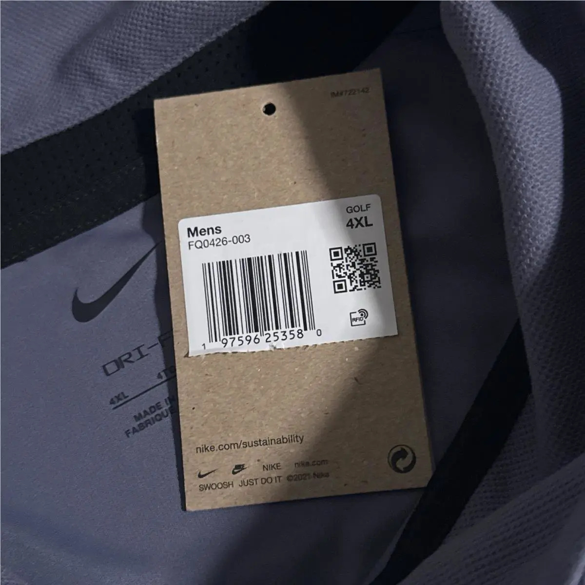 Nike clothing - Nike Dri-Fit - FQ0426 - Gray (UPC: 197596253580) 2