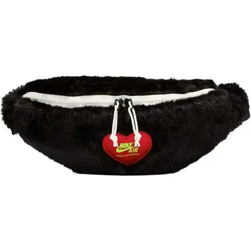 Nike x Olivia Kim Heritage Fur Waist Bag Fanny Pack CT7959-010 - Exterior: Black