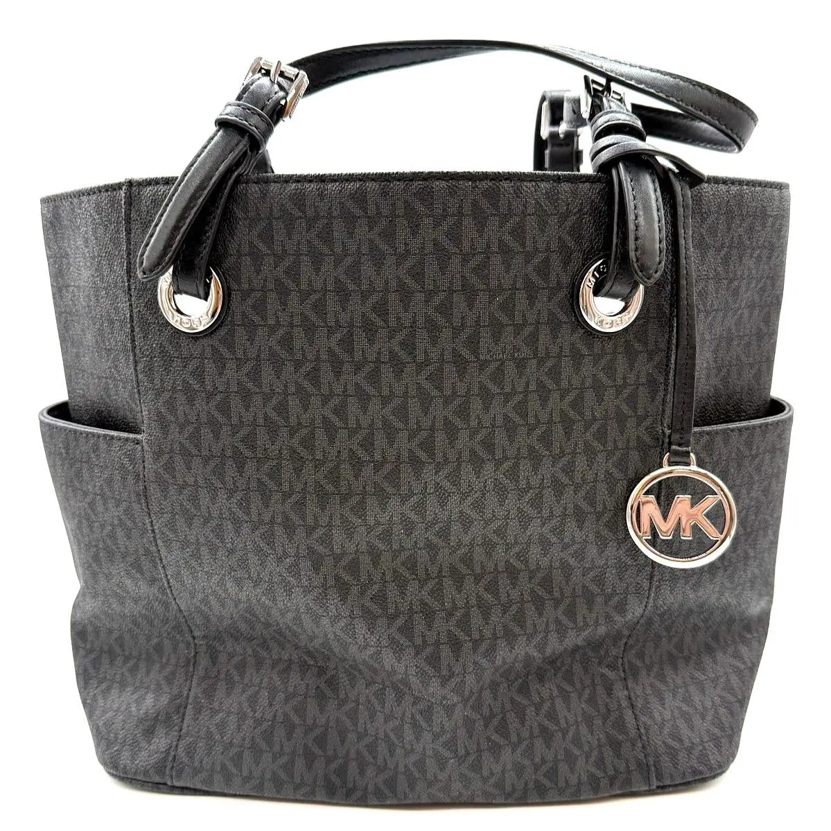 Michael Kors MK Logo East/west Signature Tote Black Medium