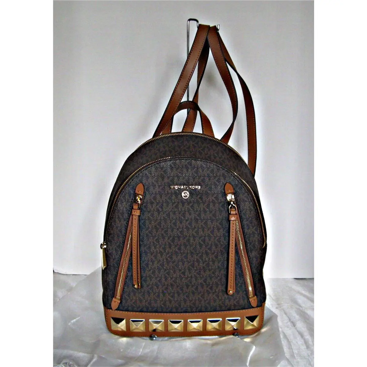 Michael Kors - Brooklyn Medium Backpack - Brown / Acorn