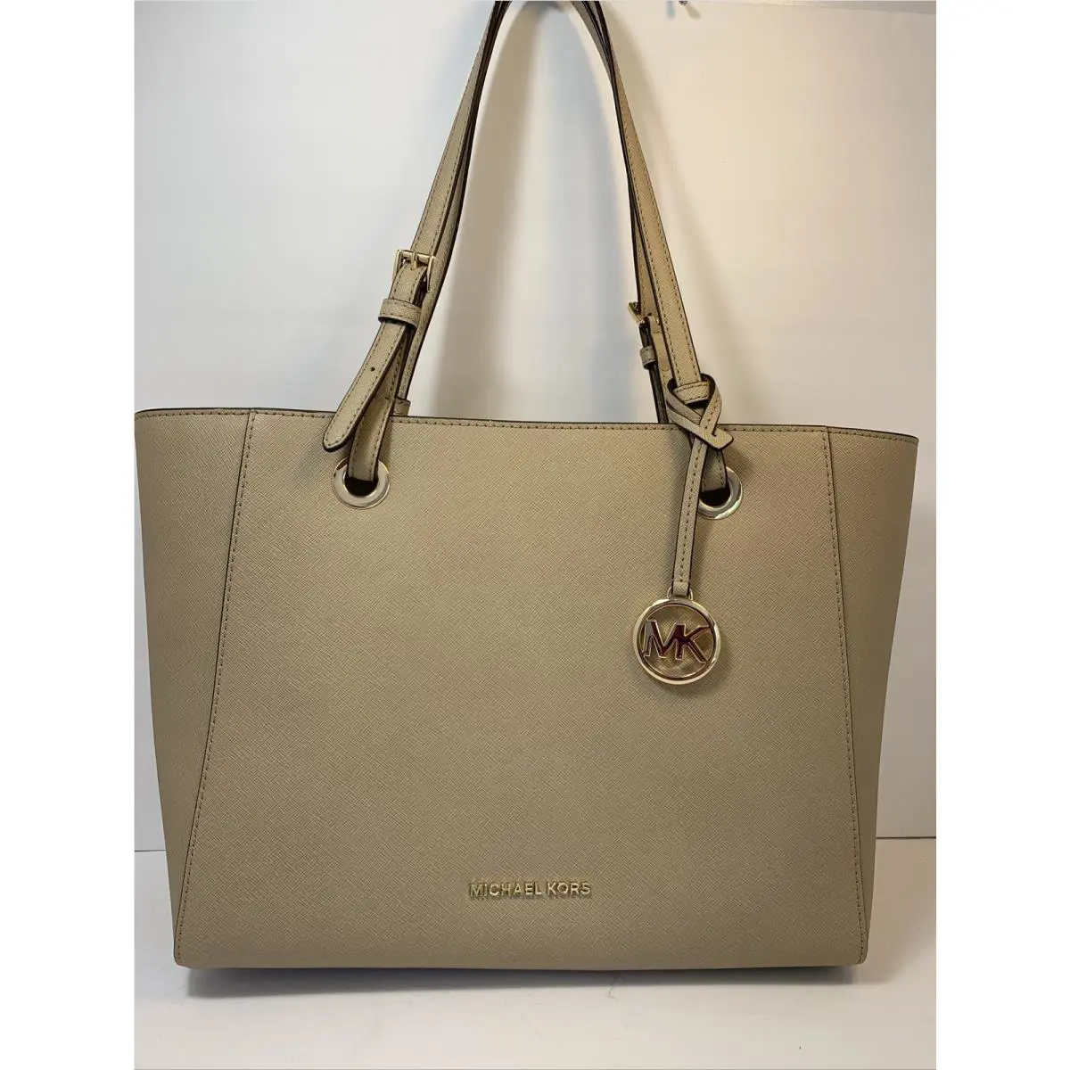 Michael Kors Walsh Medium Multifunctional Tote Leather Handbag Purse