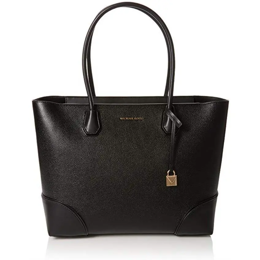 Michael Kors Women`s Black Leather Large Studio Mercer Gallery Tote X1004