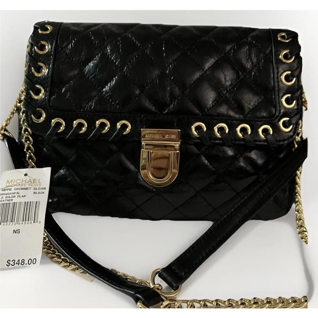 Kors Hippie Grommet Sloan Shoulder Flap Bag 30H4GVHF3L