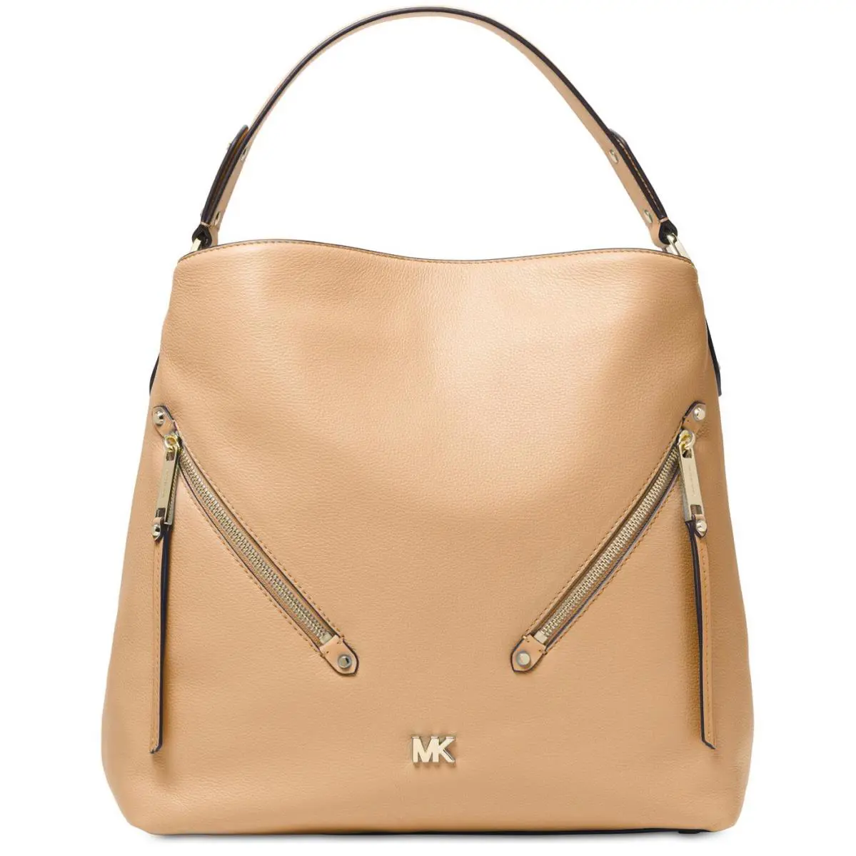 Michael Kors Evie Hobo Handbag Butternut Gold Hardware Medium