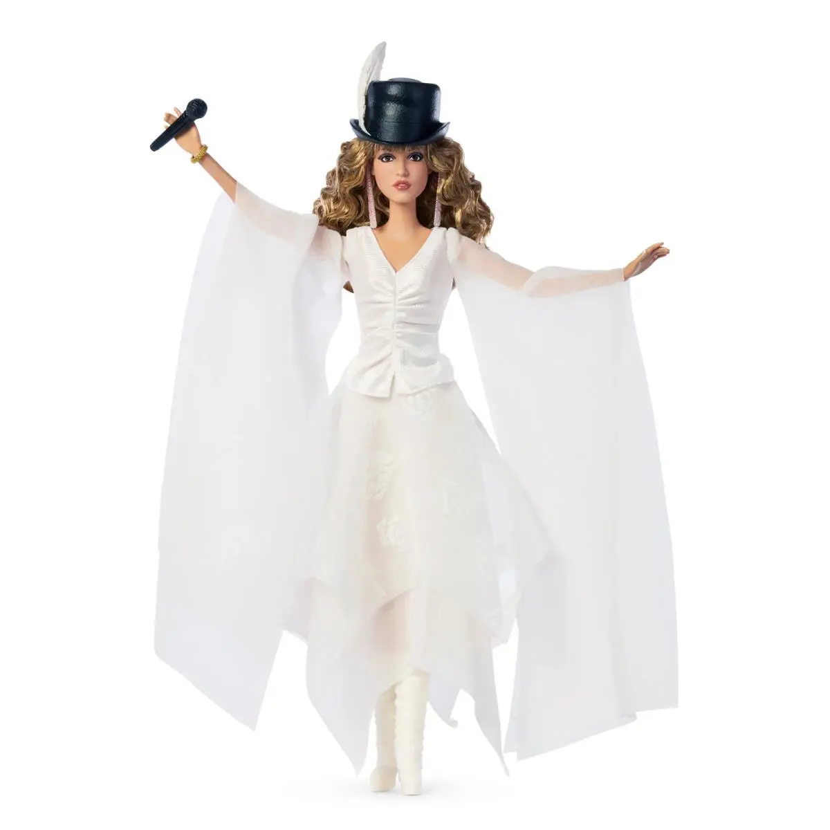 Stevie Nicks Barbie - Bella Donna Doll IN White Dress - 2025