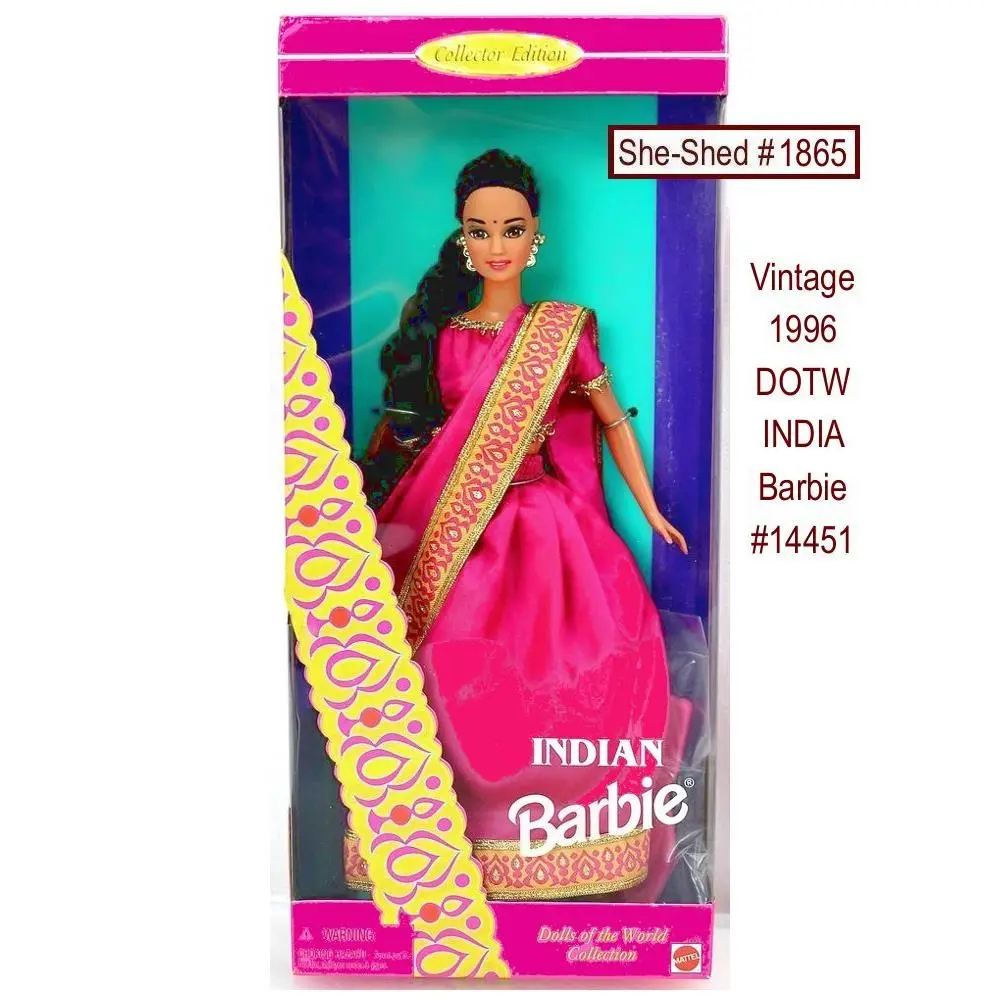 Barbie Dolls of The World India Indian Vintage 1996 Barbie Doll 14451 Vgc