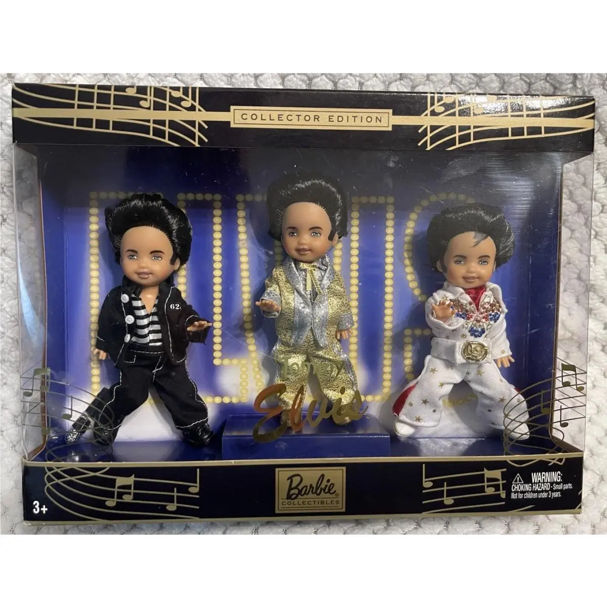 Vintage Mattel Tommy Elvis Doll Barbie Collector Edition 2003 No.B3465