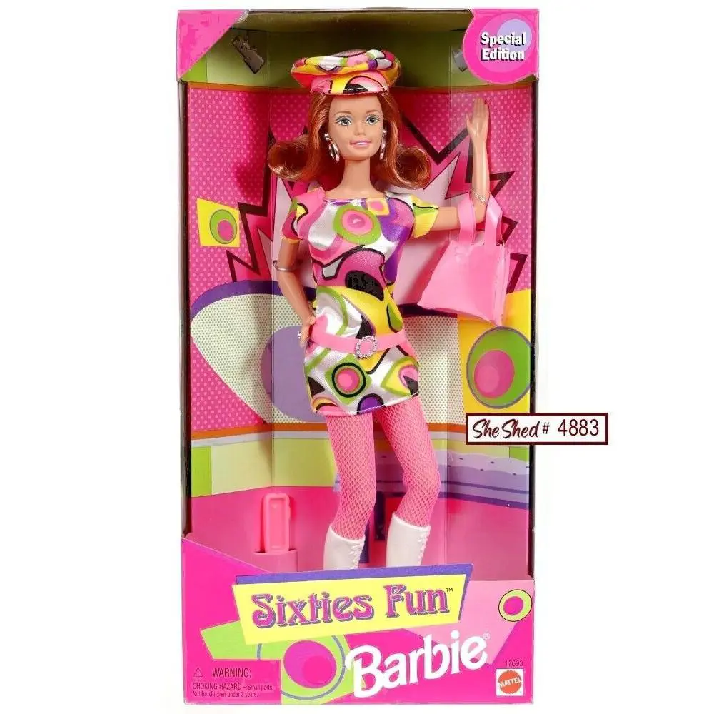 Vintage 1997 Sixties Fun Barbie Doll 17693 60`s Fun Barbie by Mattel