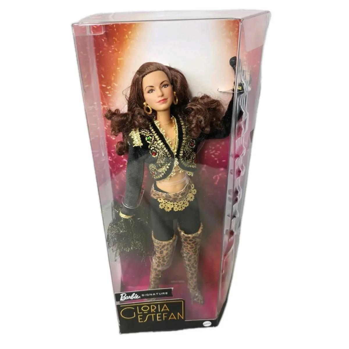 Gloria Estefan Barbie Signature 11.5 Fashion Doll 1:6 Scale Singer Mattel Nrfb