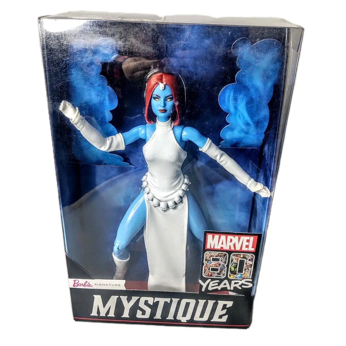 Mystique Marvel 80 Years Mattel Superhero Barbie Signature Fashion Doll Nrfb
