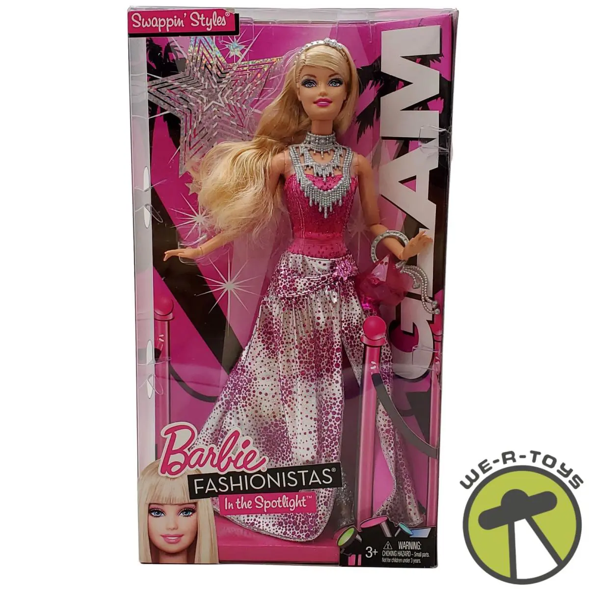 Barbie Fashionistas in The Spotlight Glam Doll 2010 Mattel V4390