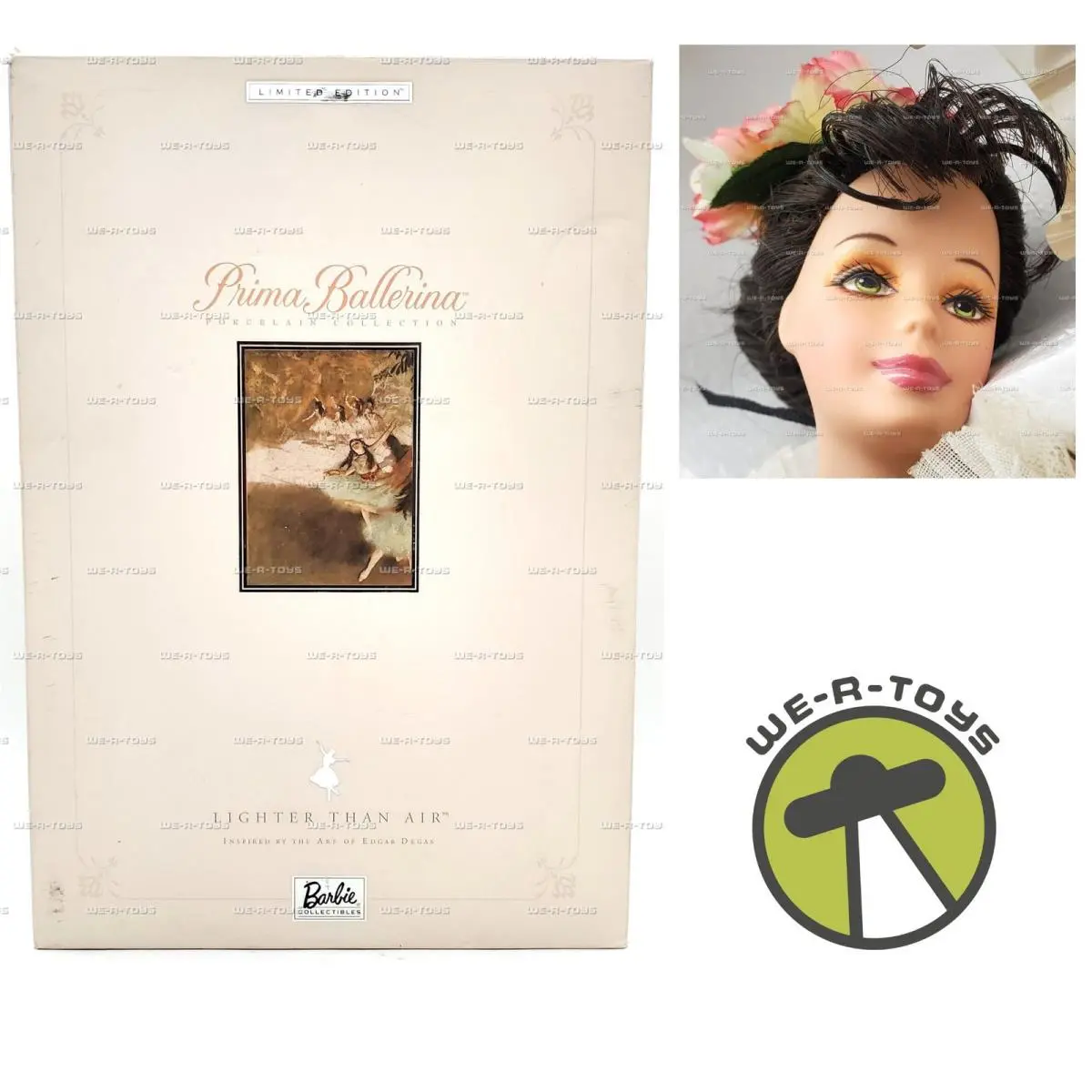 Barbie Lighter Than Air Prima Ballerina Porcelain Doll 2000 Mattel 29905