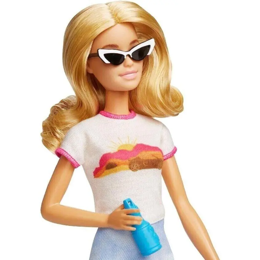 Barbie Doll with Cool Goggles Accessories Travel Set with Puppy Gift