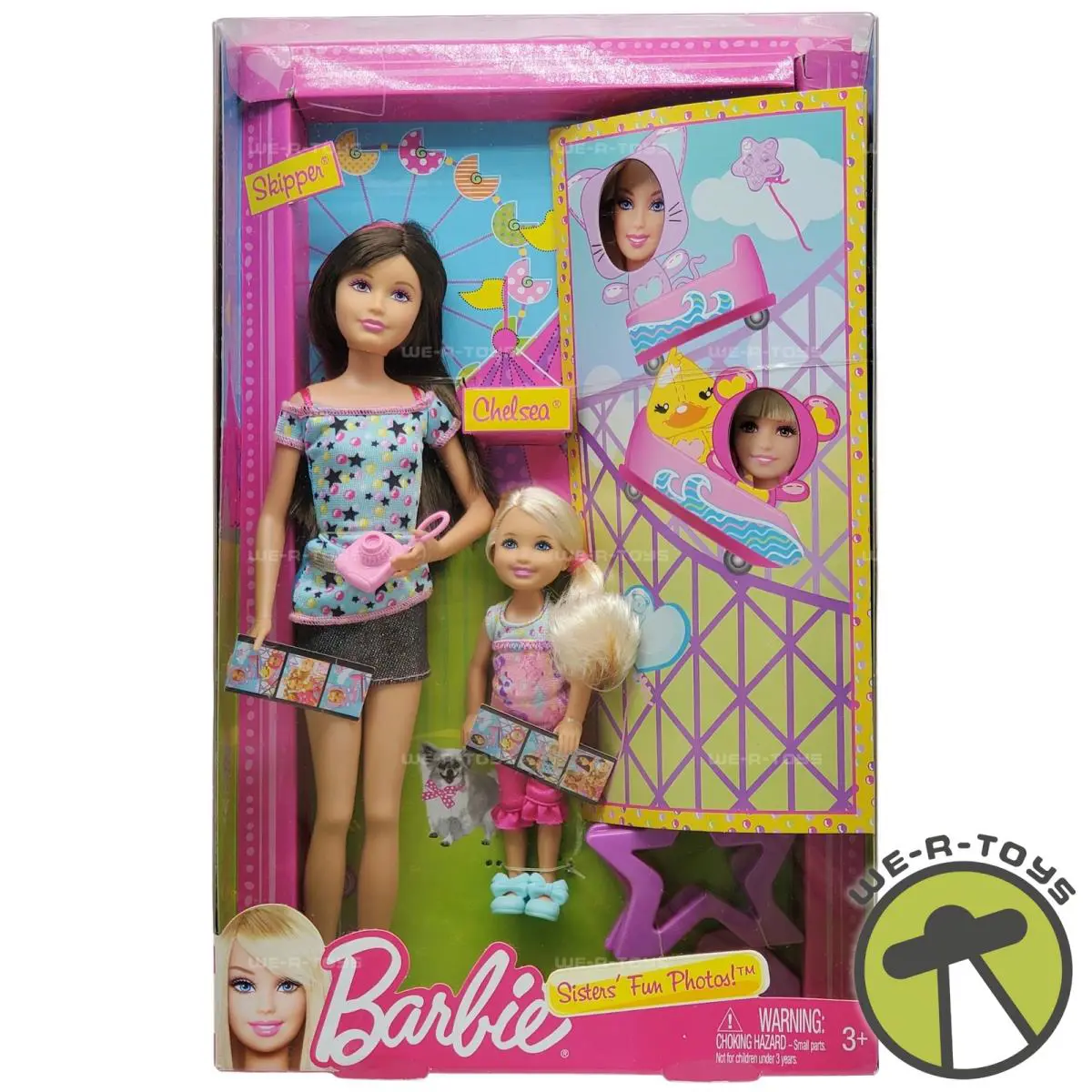 Barbie Sisters` Fun Photos Skipper and Chelsea Dolls 2012 Mattel X9069