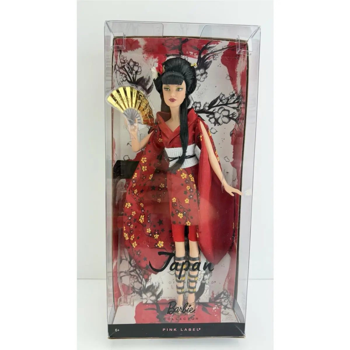 Barbie Dolls of The World Japan Pink Label 2010 Mattel V5004 Kimono Doll