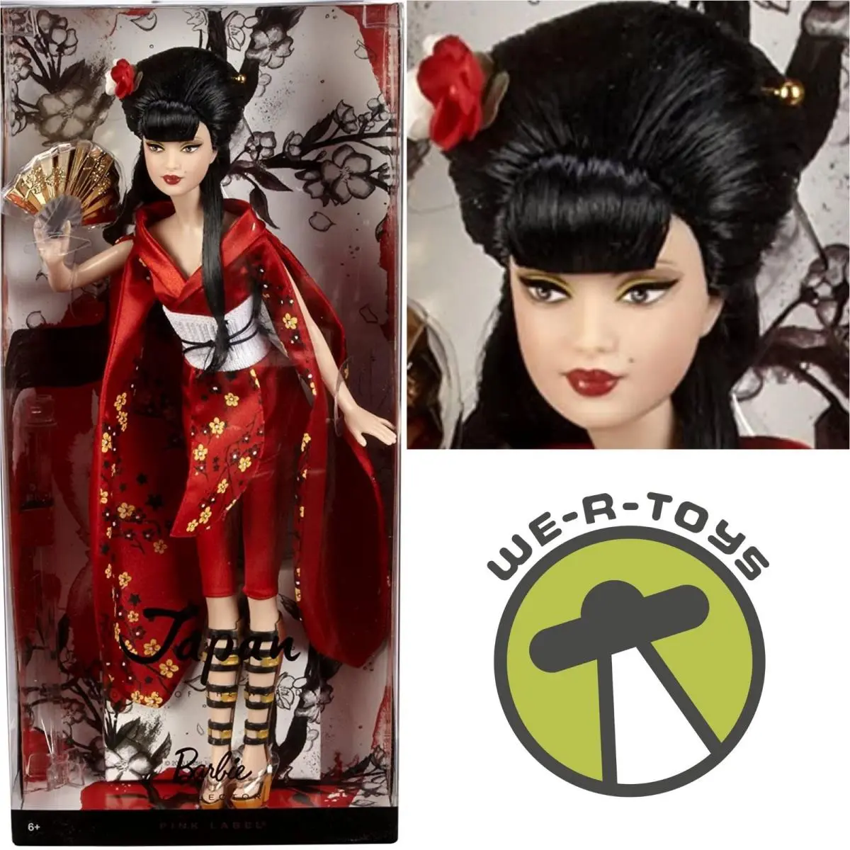 Dolls of The World Japan Barbie Pink Label 2010 Mattel V5004
