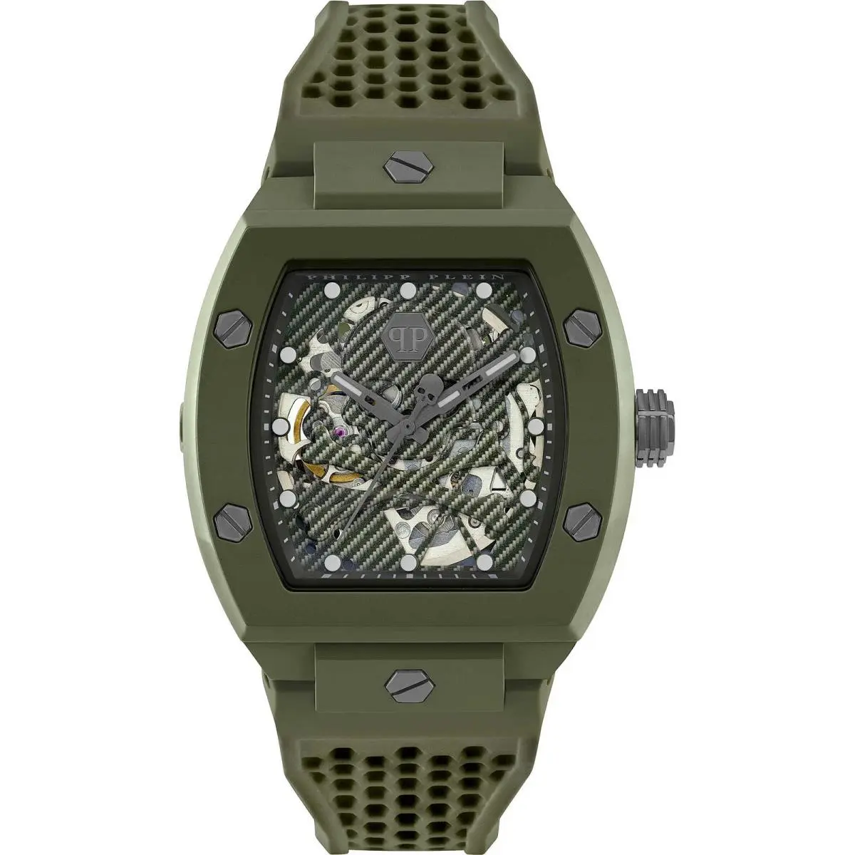 Philipp Plein Analog `the Skeleton Ecoceramic` Men`s Watch PWVBA0223