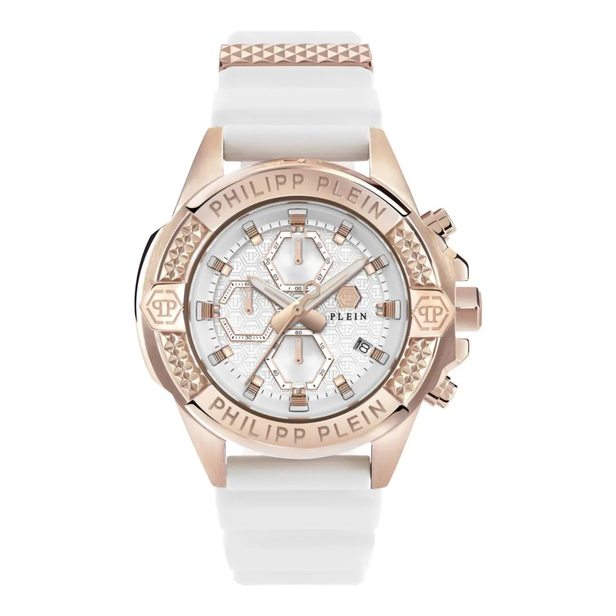 Philipp Plein Mens Rose Gold 44mm Strap Fashion Watch