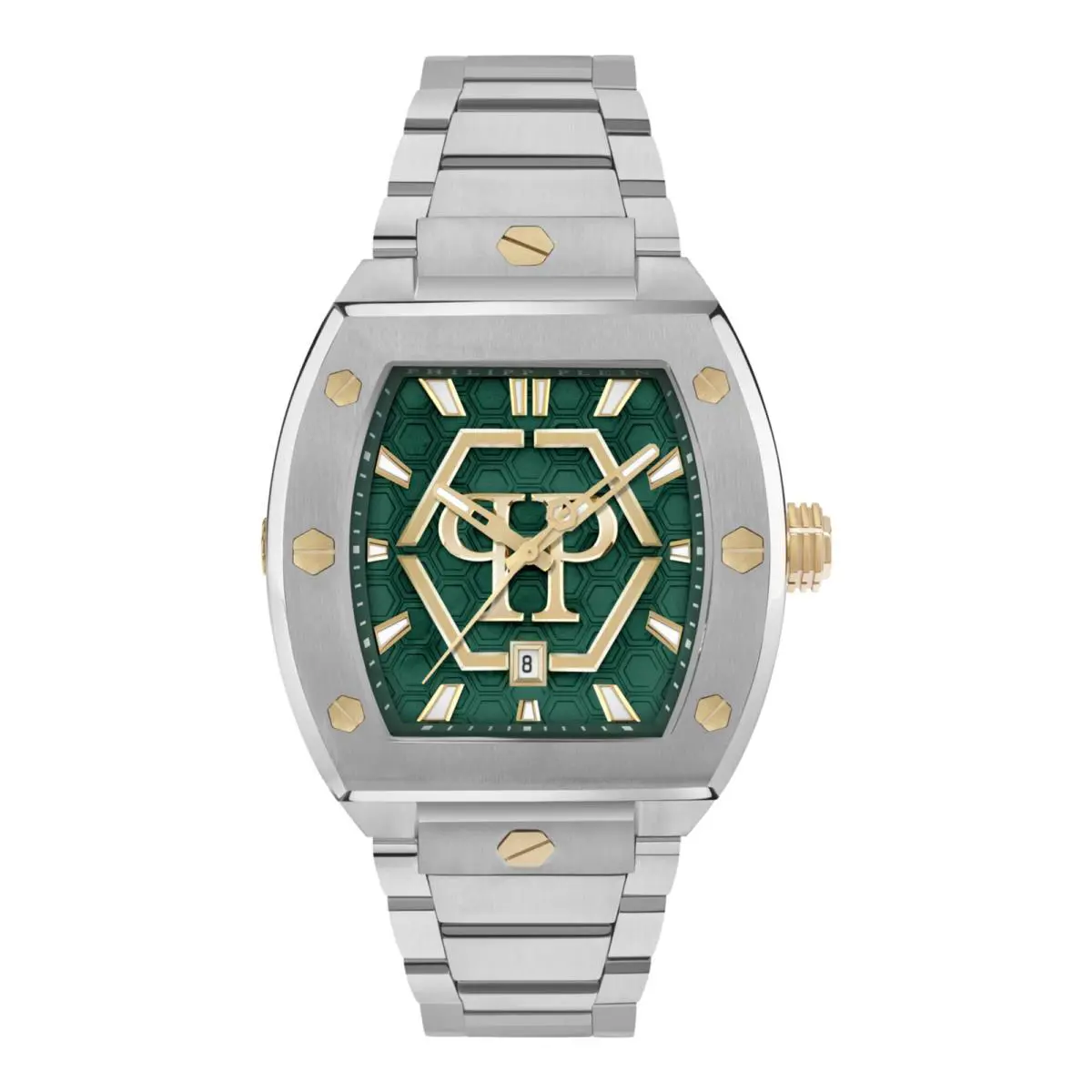 Philipp Plein Mens Stainless Steel 44mm Bracelet Fashion Watch