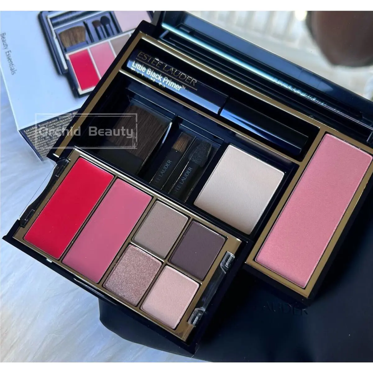 Estee Lauder Travel Exclusive Makeup Set Lipstick+eyeshadow+blush+mascara