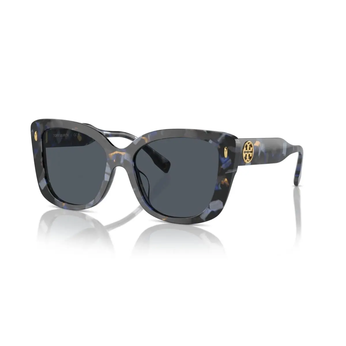 7198U Sunglasses 195787 Blue by Tory Burch