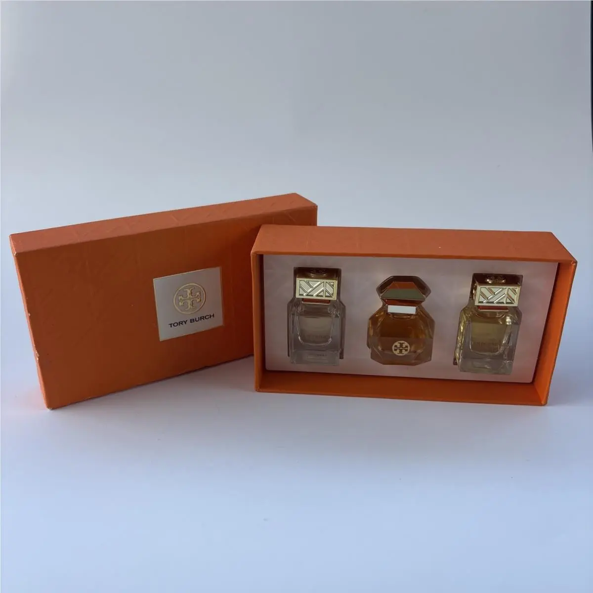 Tory Burch Deluxe Mini Gift Set Signature Edp Love Relentlessly Bel Azur 7mL x 3