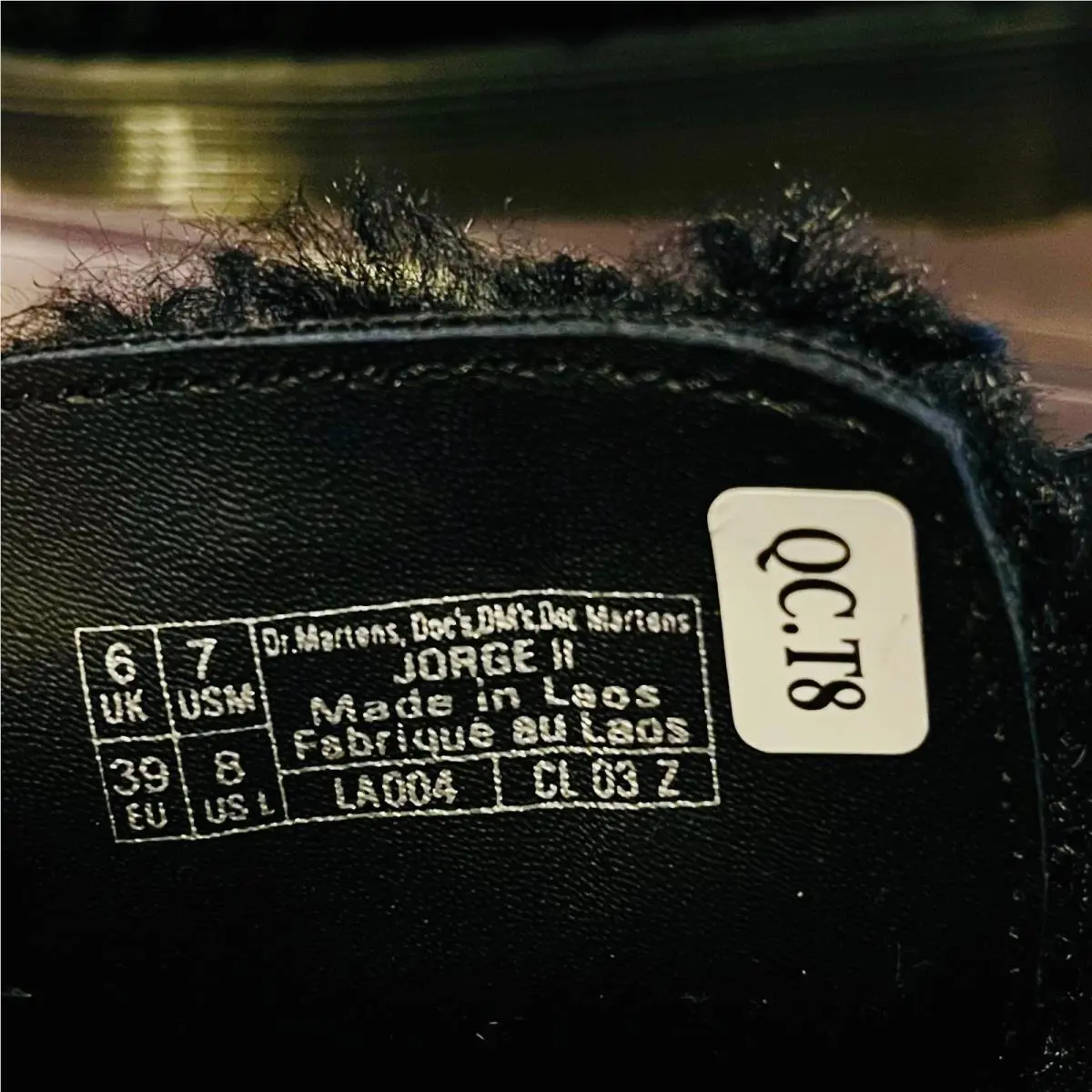 Dr. Martens shoes - Dr. Martens Jorge II Borg - Black (UPC: 190665679366) 5
