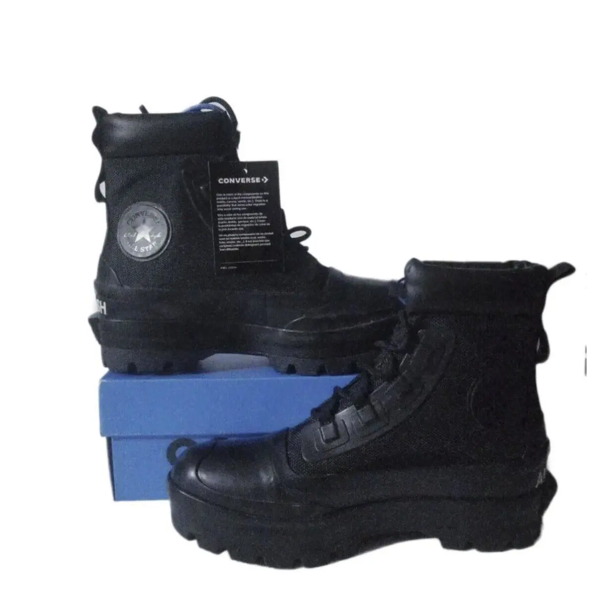 Converse Ctas Duck Boot Hi All Star Ambush Black Men Sz 6/ Women Sz 8 170588C - Black