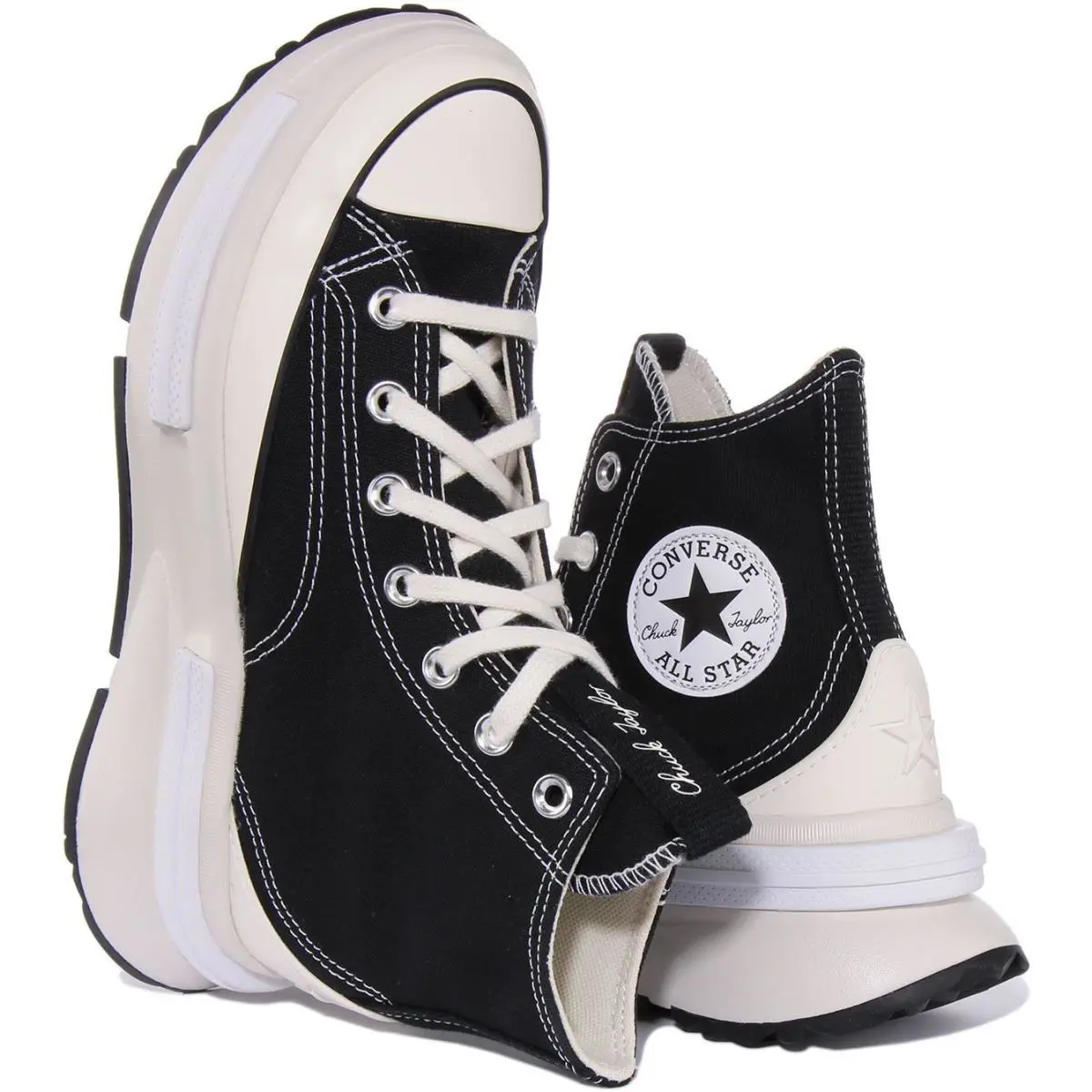 Converse shoes - BLACK WHITE 3