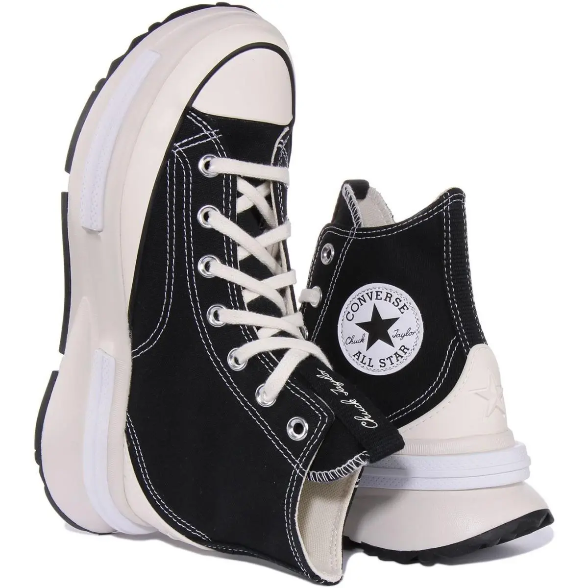 Converse shoes - BLACK WHITE 10