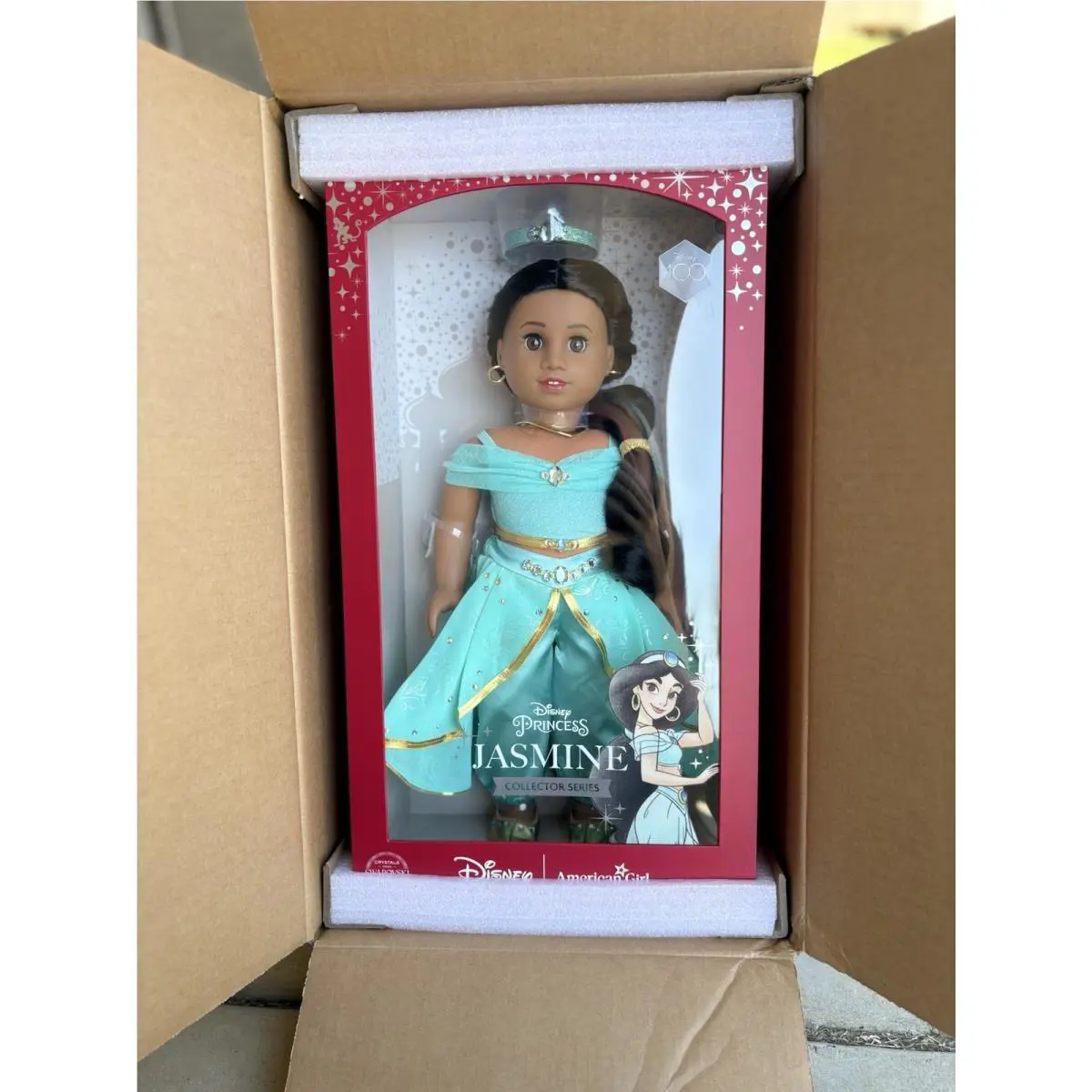 American Girl Disney Princess Jasmine Collector Doll 2023 Swarovski Crystals
