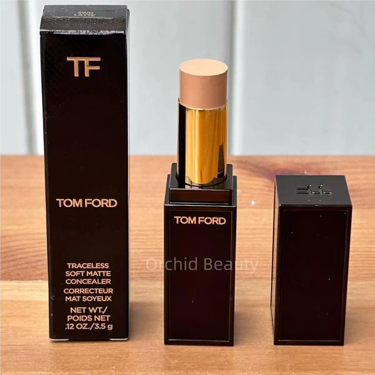 Traceless Soft Matte Concealer Stick Full Size 3W0 Latte by Tom Ford