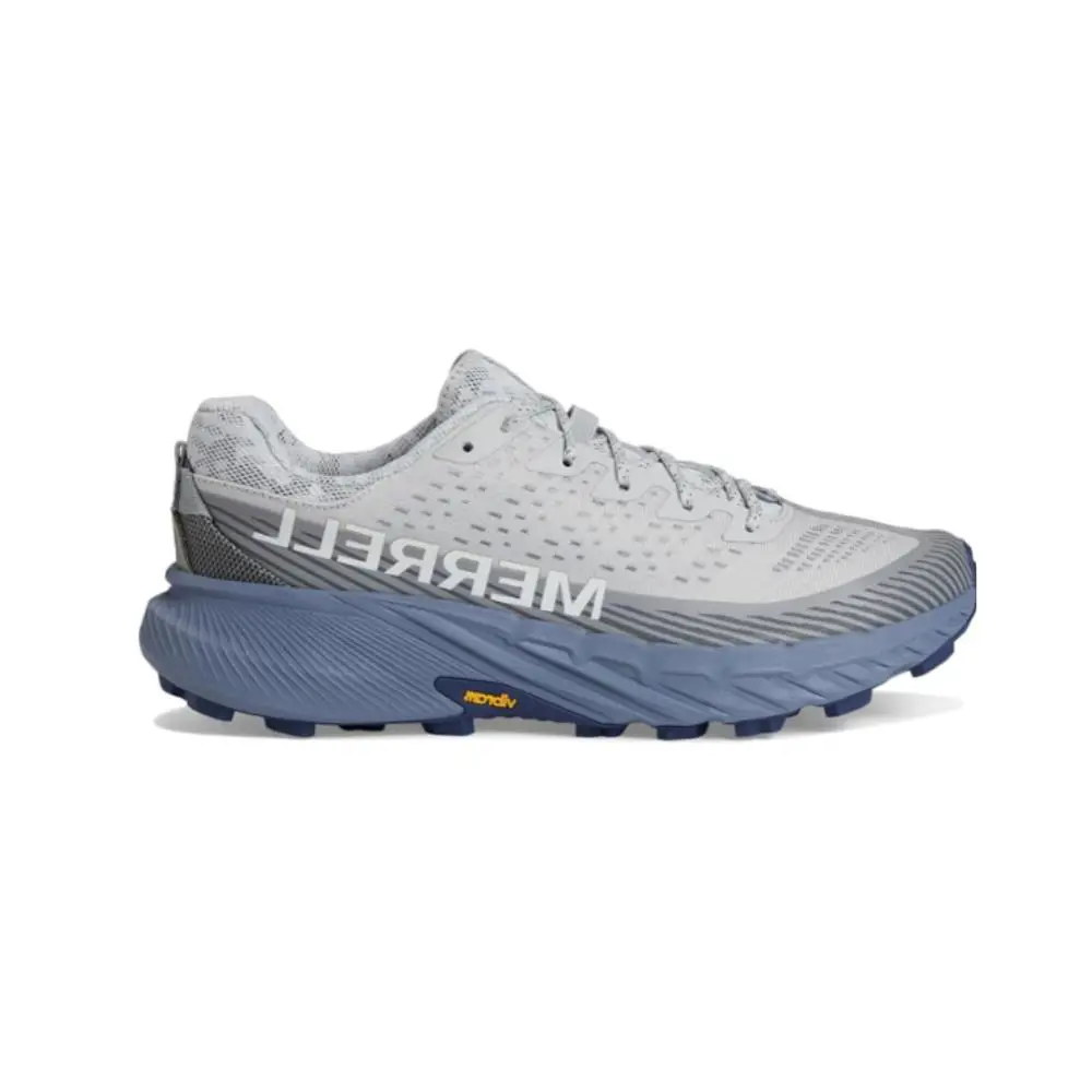 Merrell Men`s Agility Peak 5 Performance Sneakers- Pigeon / Indigo - Pigeon / Indigo