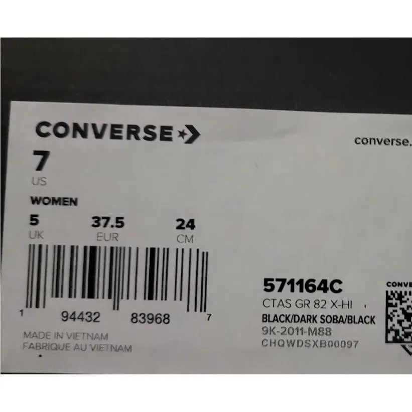 Converse shoes - GR-82 XX - 571164c - Black 5