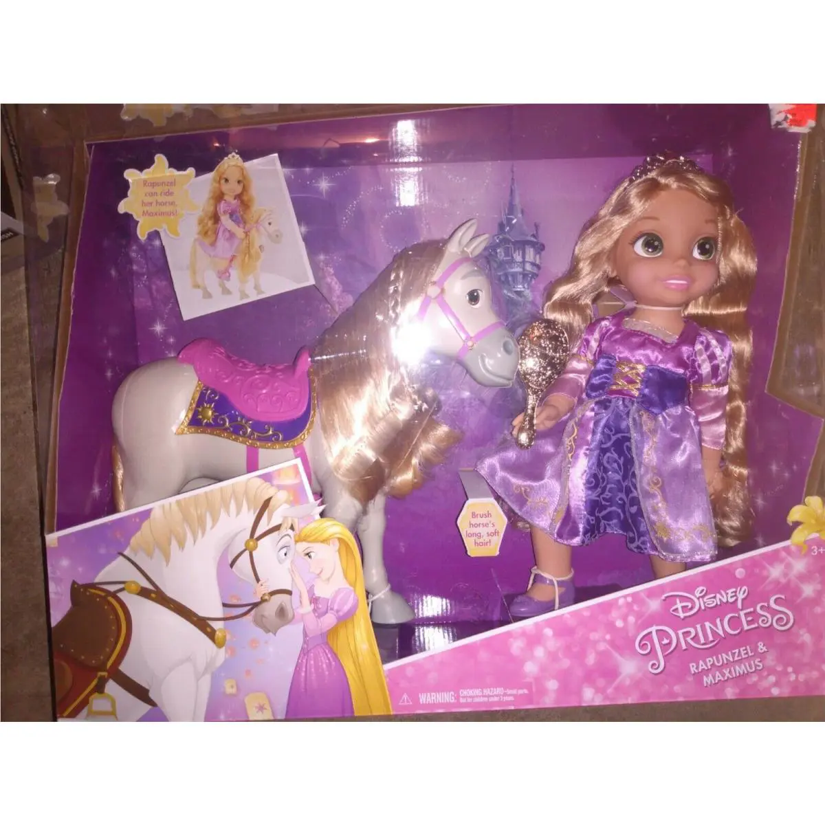 Disney Princess Rapunzel Maximus Toddler Doll Horse Set