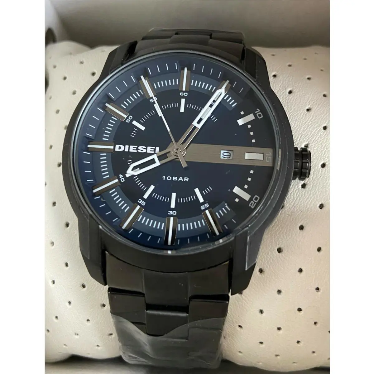 Diesel Men`s Armbar Black Stainless Steel Dress Watch DZ1768