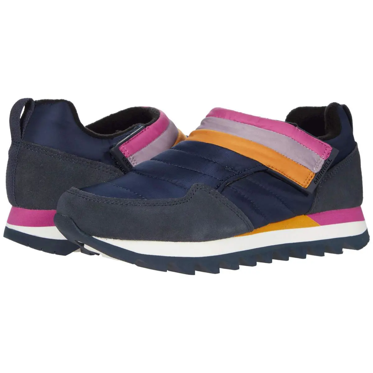 Merrell Women Alpine Moc Strap Polar Sneakers J001698 Retro Navy Marine Size 5.5 - retro Navy Marine