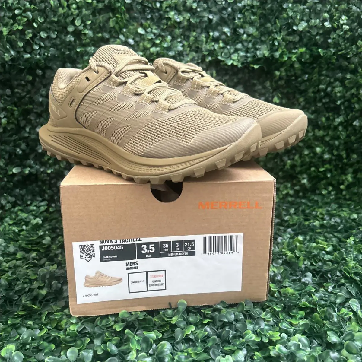 Merrell shoes - Merrell Nova 3 - Nova - J005045 - Dark Coyote (UPC: 0195018893598) 4