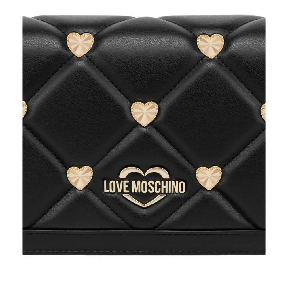Love Moschino Women`s Wallet Black Borsa PU Nero JC4138PP1GLZ